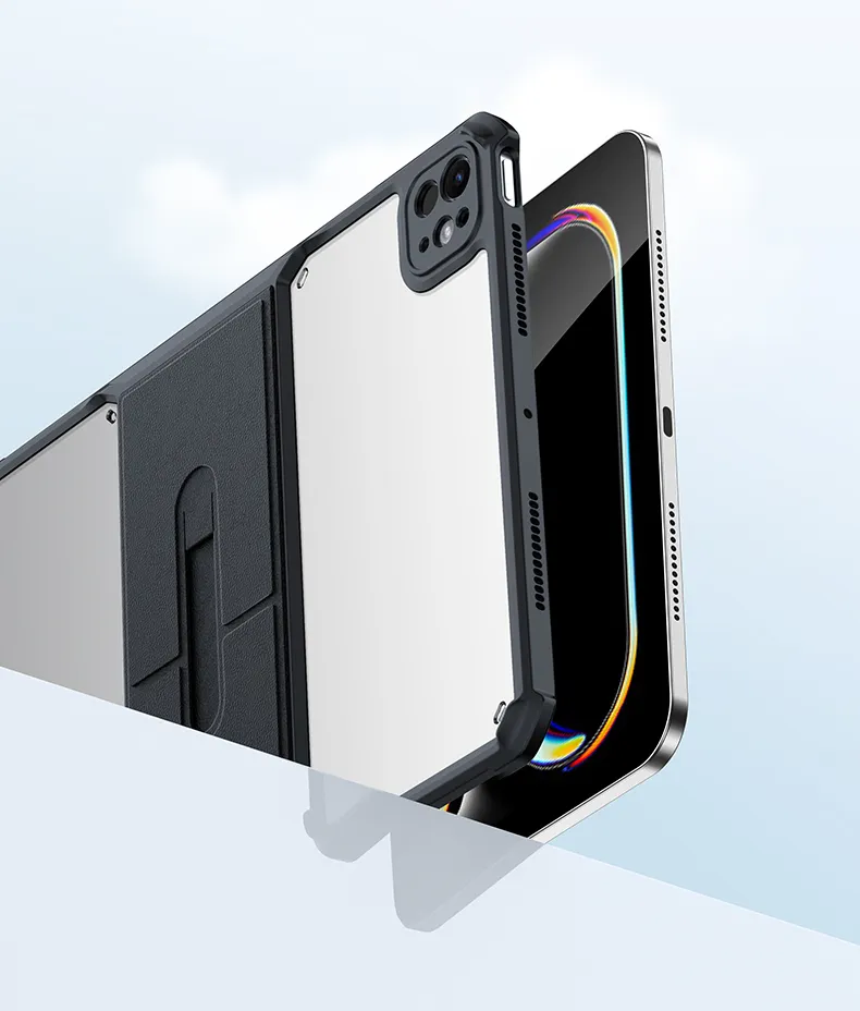 DuraSafe Cases Cover posteriore trasparente in TPU trasparente per iPad