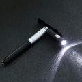 4in1 Multifunctional Ballpoint Pen Folding Reading Light Desktop Cellphone Stand Ballpiont Pen with LED Light Screen Touch Pens. 