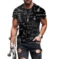 Funny Printing T-Shirt Math Formula 3D Printed Streetwear Men Women Fashion O-Neck Short Sleeve T Shirt Digital Tees Tops Unisex. 