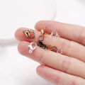 【Clearance Markdowns】 80Pcs/lot Alloy Lobster Clasp Rings Connector Clasp Crimp End For Bracelet Necklace Chains DIY Jewelry Making Supplies. 
