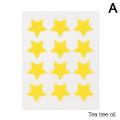 Star Acne/Pimple Patch, Yellow Star Shaped Acne Absorbing Cover Patch, Invisible Hydrocolloid Acne Patches For Face Acne Dots FeeoiF.