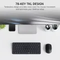 Rapoo 9010M Multi-Device Keyboard and Mouse Combo 2.4G/Bluetooth 5.0/4.0 Wireless Bluetooth Keyboard Mouse Set Support 4 Devices. 
