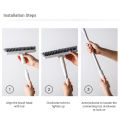 KOGEEK Extension-type Nonslip Long Handled Scrub Brush Corner Brush Scrubber Floor Scrubber Brush Utility Cleaning Brush Extension Pole Stretchable Length Detachable Brush Head 180-degree Adjustment Removable Long Handle. 