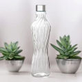 High Quality 1 Liter Glass Water Bottle, 1000ml Drinking Bottle. 