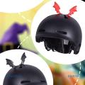 Sengong FASUSE 1pcs Motorcycle Helmet Short Devil Horns Helmet Decoration Electric Car Styling Stickers Helmet Accessories.