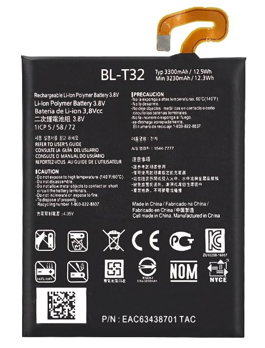 BL-T32 Phone Batteries For LG G6 G600L G600S H870 H871 H872 H873 LS993 US997 VS988 Replacement Phone Battery