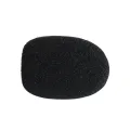 High-Quality Black Foam Microphone Windscreen Cover, Washable, Soft Sponge, Ball Shape, Universal Plug for Live Sound & Stage Equipment.
