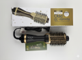 One Step Hair Dryer and Volumizer 3 in 1 - Golden ( Alluminium Head ) - 2000W.