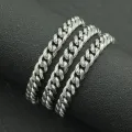 ins style personality hip hop titanium steel bracelet retro literary hipster miami arc chain steel bracelet bracelet. 