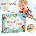 Kids Quiet Busy Book Montessori Tear And Paste Book for Children Early Learning Learning Toys Educational Gifts 21.5*14.5*1.5cm Visual Cognitive Training Toddler Preschool Activity. 