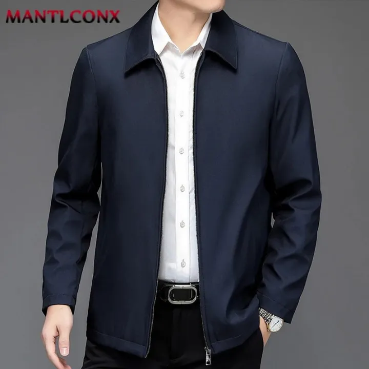 Quality%20Solid%20Jacket%20for%20Men%20Business%20Social%20Blazer%20Turn-down%20Collar%20Middle%20Aged%20Men's%20Office%20Dress%20Coat%20Loose%20Casual%20Outerwear%20-%20Image%202