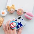 Mobile Phone Holder Cute Animal Socket Phone Expanding Girl Egg Ghost Rotatable Finger Holder Phone Stand For Iphone 14.