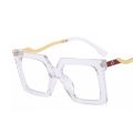 Retro Squre black Anti Blue Light Glasses Plastic Big Frame Eye Glasses Frames Black Eyeglasses for Women.