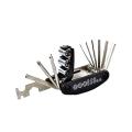 Bike Pocket Repair Tools 16 in 1 - Black. 
