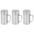 Seasoning Bottle,3Pcs Airtight Kitchen Gadget (Jars with Handle).