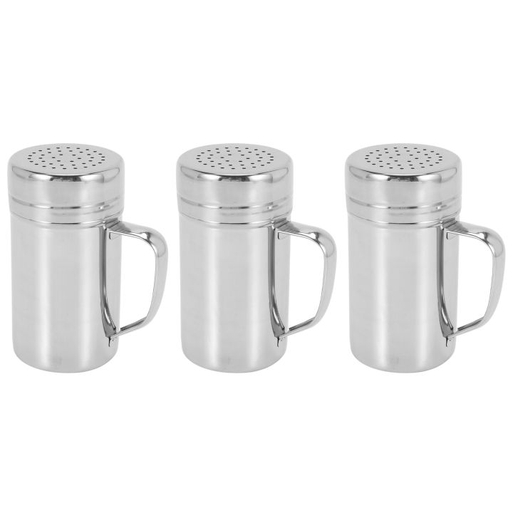 Seasoning Bottle,3Pcs Airtight Kitchen Gadget (Jars with Handle)
