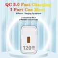 120W GaN USB C Charger QC3.0 Quick Charge Mobile Phones Charger Adaptor 10A Type C Cable For Xiaomi Samsung iPhone Fast Chargers.