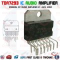 A Class TDA 7293 TDA7293 TDA7293S TDA7293SA IC 6V 12V 120V 100W Dual Bridge Audio Amplifiers Transistor TDA7294 2 Channel Stereo Audio Zip15 Audio Amplifier Circuit Chip Package Electrical Circuitry & Parts. 