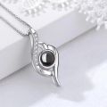 925 Sterling Silver Necklace Pendant High Quality Chain For Women Luxury Fashion Wedding Engagement Jewelry Party Gifts.
