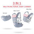 3 In 1 Baby Newborn Infant Baby Carrier Ergonomic Wrap Sling Waist Stool - Blue. 