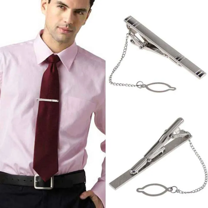 Wedding%20Tie%20Clip%20gift%20Men%20tie%20Clip%20Silver%20Metal%20Necktie%20Tie%20Clip%20Pin%20Bar%20Clasp%20Practical%20Plain%20Popular%20Gifts%20-%20Image%203