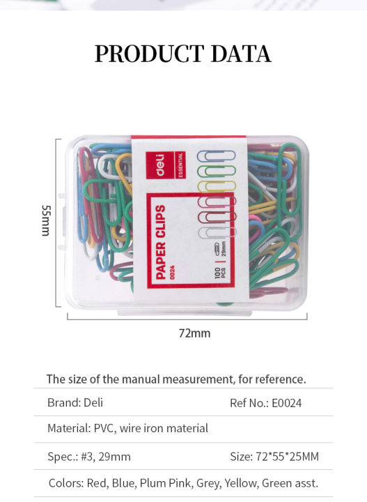 Deli%20Paper%20Clip%20-%20100pc%20(Multicolor)0024%20-%20Image%203
