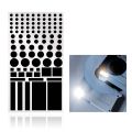 1 Sheet Light Dimming Stickers LED Cover Stickers For Electronic Devices Car Light Blocking Stickers 50%-80% Blackout Rate.