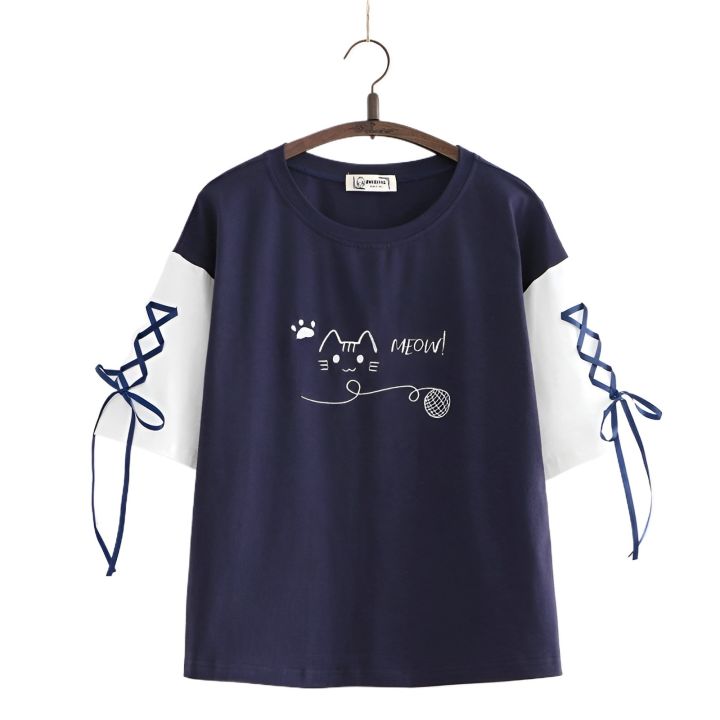 Jersey%20Short%20Sleeve%20Casual%20T-Shirt%20Top%20for%20Women%20Trendy%20Fashion%20Everyday%20Wear%20Assorted%20Color%20-%20Image%205