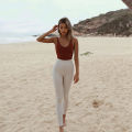 Beauty Back Jumpsuit Women's One-Piece Aerial Yoga Peach Fitness Pants Suit Tight Quick Dry Training Clothes.