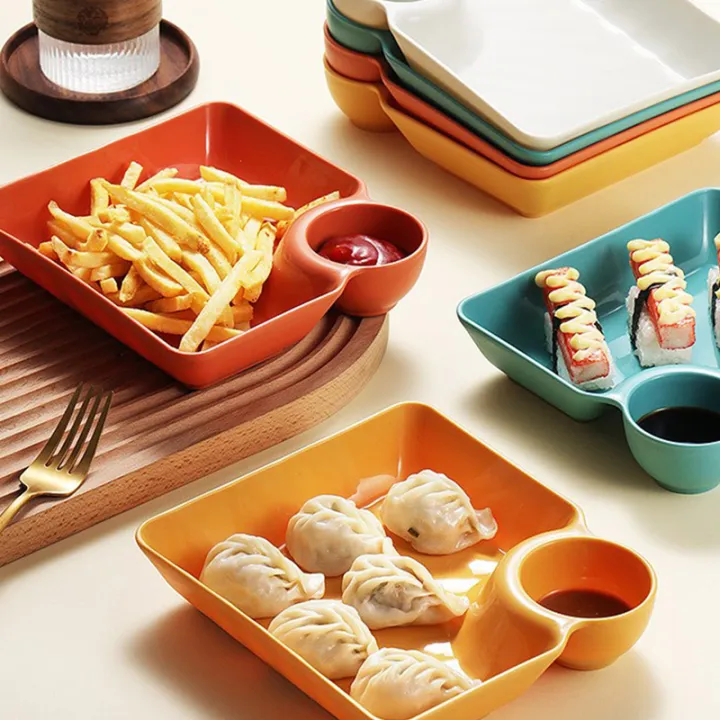 1PCS%20Vinegar%20Dish%20Meal%20Sushi%20Dumplings%20Dish%20Square%20PP%20Snack%20Plate%20Dumpling%20Tray%20-%20Image%204
