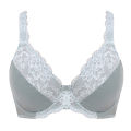 2 PCS-Private deliveryBig Size Women Bra Full Coverage Non-padded Underwire Lace Embroidery Minimizer Bra 34 36 38 40 42 44 46 48 50 52 F G H I.