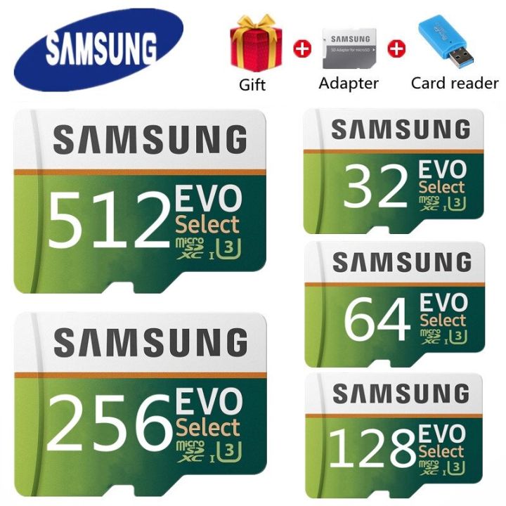 【COD+Ready Stock + FREE Shipping 】 Memory Card 8GB 16GB 32GB 64GB 128GB 256GB 512GB 1TB High Speed 90MB/S MicroSDHC Class10 Performance with SD Adapter