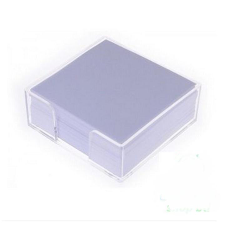Note Pad Box or Memo Pads - 1 Box Set - White Color - Size: 85mm x 85mm ...