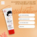 GUANJING Kojic Acid SPF 50 Sunscreen Cream 80g. 
