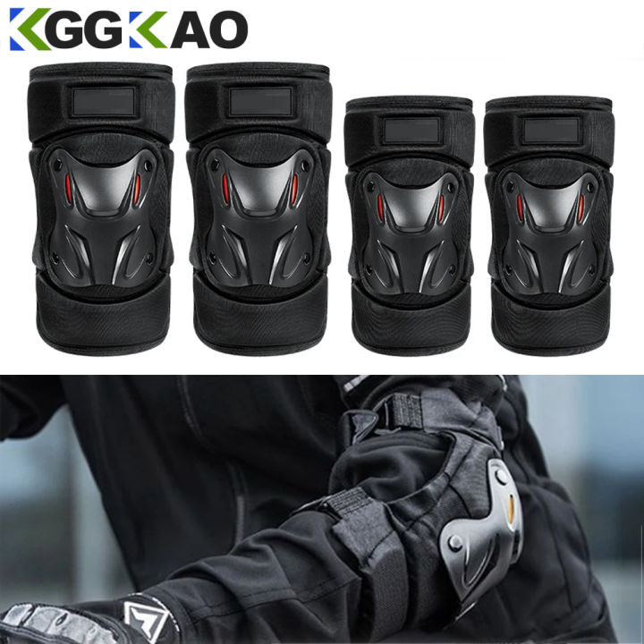 Motorcycle Knee Pads,Protective Knee Guard for Motorcycle Scooter Riding Knee Brace Gear,2 Pcs Adjustable Size with Hard Shell