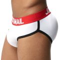 JOCKMAIL Brand Enhancing Mens Underwear Briefs Bulge Gay pad Front + Back Magic buttocks Double Removable Push Up Cup. 
