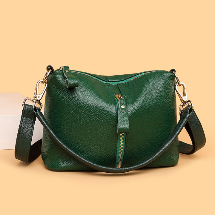 2023%20Luxury%20Genuine%20Leather%20Women's%20Shoulder%20Crossbody%20Bags%20High%20Quality%20Women%20Handbag%20Solid%20Color%20Cow%20Female%20Messenger%20Tote%20Sac%20-%20Image%203