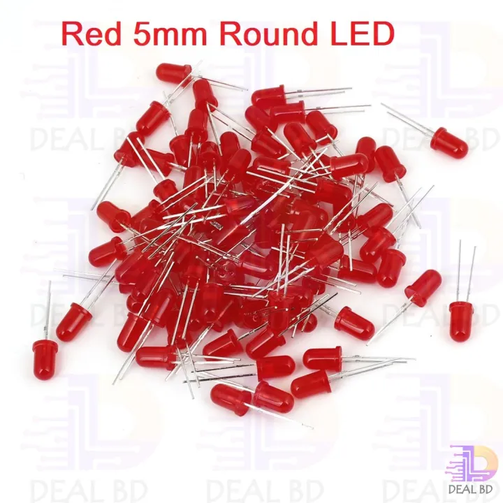 50Pcs%20Led%20Red%20Led%205Mm%20Round%20Led%20Light%20Emitting%20Diode%20Basic%20Red%20Light%20Bulbs%20For%20Electronics%20Project%20Indicator%20Front%20Panels%20Light%20Diy%20-%20Rgb%20Light%20-%20Image%203