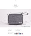 Travel Cable Storage Bag Portable Waterproof Digital Electronic Organizer USB Data Line Charger Plug Storage Bag Travel Cable Organizer. 