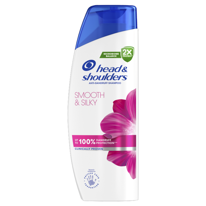 head & shoulders ANTI-DANDRUFF SHAMPOO SMOOTH & SILKY SMOOTH HAIR FROM ROOT TO TIP 400ml UAE