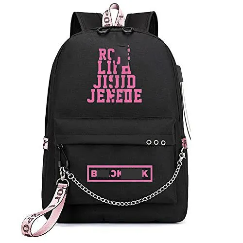 black%20pink%20Same%20Style%20USB%20Rechargeable%20Backpack%20Multifunctional%20Backpack%20ins%20Large%20Capacity%20Waterproof%20Schoolbag%20-%20Image%202
