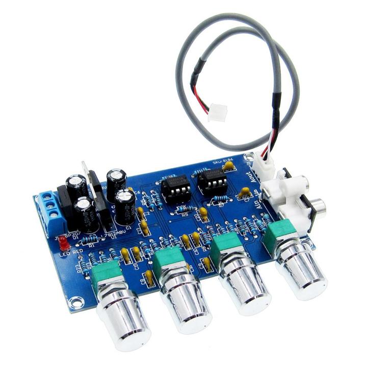 STEREO NE5532 TONE CONTROL HIFI PRE-AMPLIFIER BOARD TREBLE BASS | Daraz