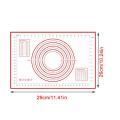 Silicone Baking Mat Pastry Rolling Kitchen Kneading Dough Mat Tools Thick Non-stick Rolling Mats Pastry Accessories Sheet Pads. 
