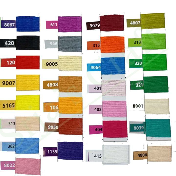 12%20Pieces/Skeins%20Embroidery%20Floss%20Cross%20Stitch%20Thread%20/%20DMC%20Thread%20For%20Embroidery%206%20line%20thread%20Cotton%20Embroidery%20Thread%20-%20Image%202