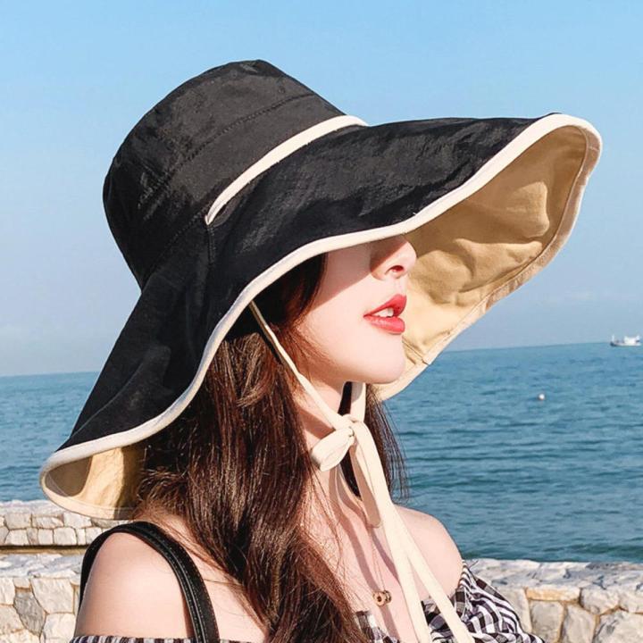 Color Fashion Women Sun Protection Beach Cap Spring Summer