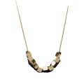 Necklace 2023 new girl's small square, snake bone clavicle chain, light luxury, titanium steel, niche design, simple French. 