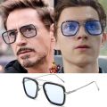 Avengers Infinity War Tony Stark Sunglasses Iron Man Glasses Rectangle clear trendy sun glasses gothic oculos moda masculina.