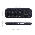 iPazzPort Mini Bluetooth＆ 2.4GHz Wireless Keyboard with Touchpad MouseCombo for Android TV Box/PC/Tablet/PS4/Raspberry Pi 3/HTPC. 