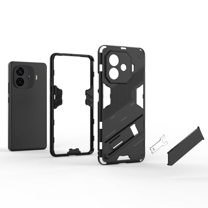 For%20VIVO%20iQOO%20Z9%20Turbo%20Z9X%205G%20Case%20Back%20Cover%20Shockproof%20Armor%20Anti-Fall%20Protect%20Back%20Cover%20Coque%20Kickstand%20Phone%20Case%20-%20Image%204
