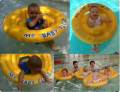 Dual Air Style Inflatable Swim Seat Ring Swim Float For Babies Kids. 